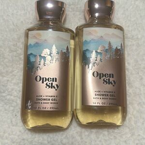 BBW 2pc shower gels Open sky